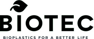 BIOTEC BIOPLASTICS FOR A BETTER LIFE logo