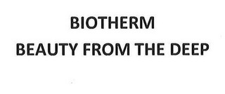 BIOTHERM BEAUTY FROM THE DEEP logo