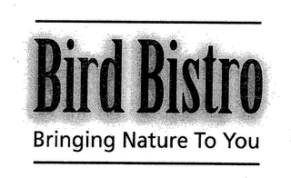 BIRD BISTRO BRINGING NATURE TO YOU logo
