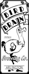 BIRD BRAIN BREWING CO. MMXIII ARLINGTON logo