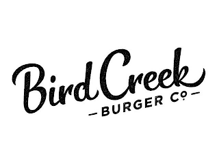 BIRD CREEK -BURGER CO.- logo