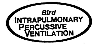 BIRD INTRAPULMONARY PERCUSSIVE VENTILATION logo