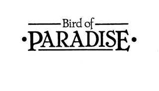 BIRD OF PARADISE logo