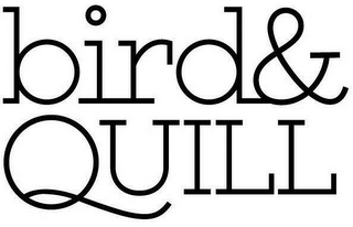 BIRD & QUILL logo