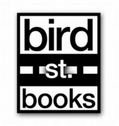 BIRD ST. BOOKS logo