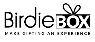 BIRDIE BOX MAKE GIFTING AN EXPERIENCE logo