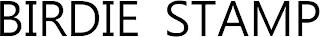 BIRDIE STAMP logo
