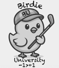 BIRDIE UNIVERSITY -1>+1 BU logo