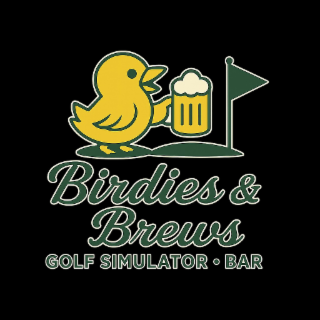 BIRDIES & BREWS GOLF SIMULATOR BAR logo