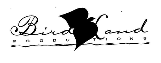 BIRDLAND PRODUCTIONS logo