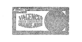 BIRDS EYE VALENCIA FROZEN CONCENTRATED ORANGE JUICE logo