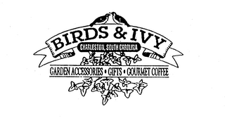 BIRDS & IVY CHARLESTON, SOUTH CAROLINA GARDEN ACCESSORIES GIFTS GOURMET COFFEE logo