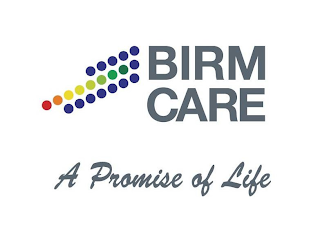 BIRM CARE A PROMISE OF LIFE logo