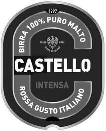 BIRRA 100% PURO MALTO BIRRA FRIULANA CASTELLO INTENSA ROSSA GUSTO ITALIANO