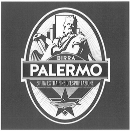 BIRRA PALERMO BIRRA EXTRA FINE D'ESPORTAZIONE logo