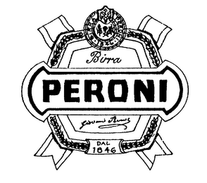 BIRRA PERONI 1846 BIRRA PERONI GIOVANNI PERONI DAL 1846 logo