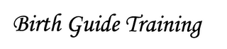 BIRTH GUIDE TRAINING logo