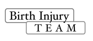BIRTH INJURY TEAM logo