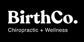 BIRTHCO. CHIROPRACTIC + WELLNESS logo