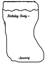 BIRTHDAY BOOTY JANUARY logo