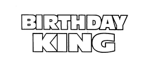 BIRTHDAY KING logo