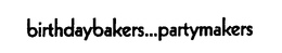 BIRTHDAYBAKERS...PARTYMAKERS logo