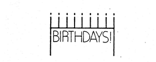 BIRTHDAYS!