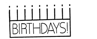 BIRTHDAYS!