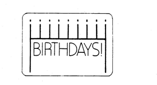 BIRTHDAYS!
