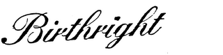 BIRTHRIGHT logo