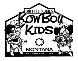 BIRTHSTONE KOWBOY KIDS MONTANA SILVERSMITHS logo