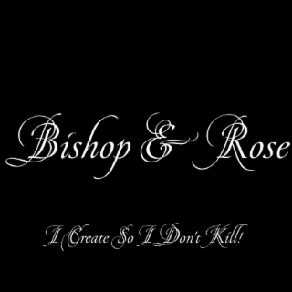 BISHOP & ROSE I CREATE SO I DON'T KILL! logo