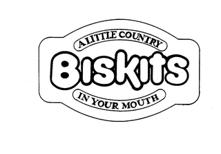 BISKITS A LITTLE COUNTRY IN YOUR MOUTH logo
