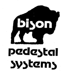 BISON PEDESTAL SYSTEMS logo