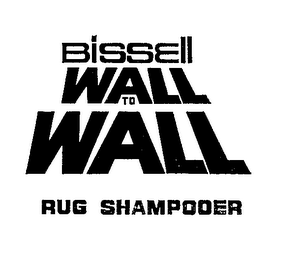 BISSELL WALL TO WALL RUG SHAMPOOER logo
