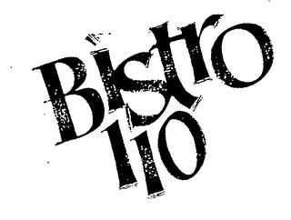 BISTRO 110 logo