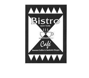 BISTRO NEW YORK CAFE' GOURMET COFFEE & SANDWICH SHOPPE logo