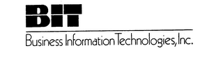 BIT BUSINESS INFORMATION TECHNOLOGIES, INC. logo