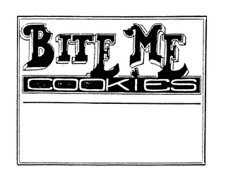BITE ME COOKIES logo