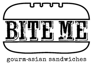 BITE ME GOURM·ASIAN SANDWICHES logo