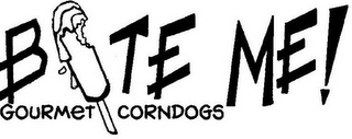 BITE ME! GOURMET CORNDOGS logo