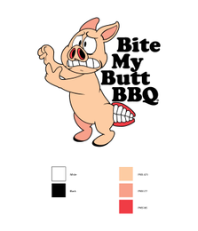 BITE MY BUTT BBQ logo