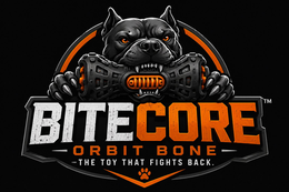 BITECORE  ORBIT BONE-THE TOY THAT FIGHTS BACK. logo