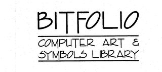 BITFOLIO COMPUTER ART & SYMBOLS LIBRARY logo