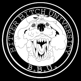 BITTER BITCH UNIVERSITY B.B.U. logo