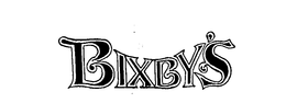 BIXBY'S logo