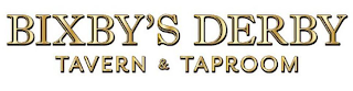 BIXBY'S DERBY TAVERN & TAPROOM logo