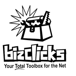 BIZCLICKS YOUR TOTAL TOOLBOX FOR THE NET logo