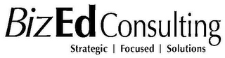 BIZED CONSULTING STRATEGIC | FOCUSED | SOLUTIONS logo