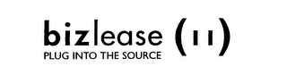 BIZLEASE (") PLUG INTO THE SOURCE logo